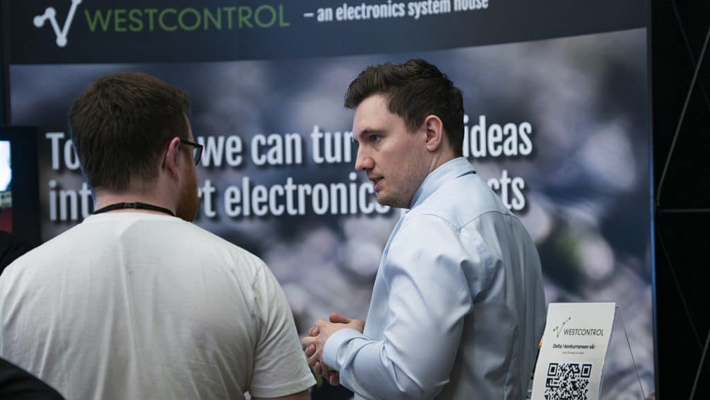 Tilsett frå Westcontrol på stand på RyRekrutt